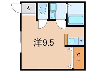 アクティ-神戸【3階】の間取り