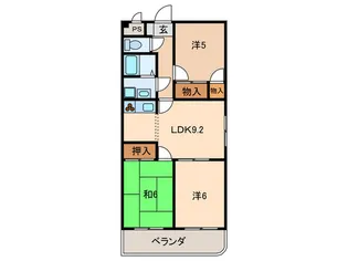 Riverside N【4階】の間取り