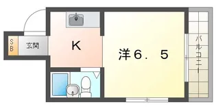 ユニライフコトブキ【1階】の間取り
