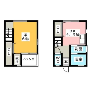 フォルモント【1階】の間取り