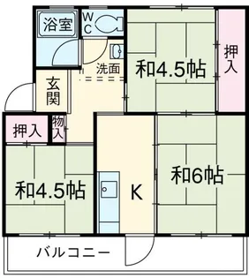 3Kの間取り画像