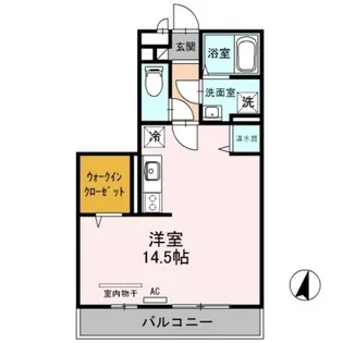 新潟県新潟市東区空港西2【アパート】の間取り