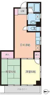 東京都江東区亀戸6【マンション】の間取り