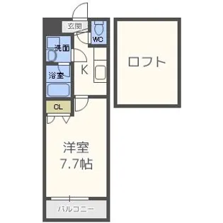 フジパレス初芝駅南II番館【2階】の間取り