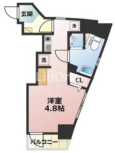アーバングレース市川【6階】の間取り