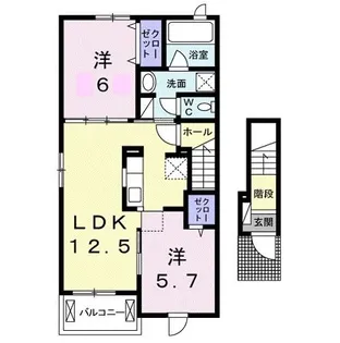香川県高松市春日町【アパート】の間取り