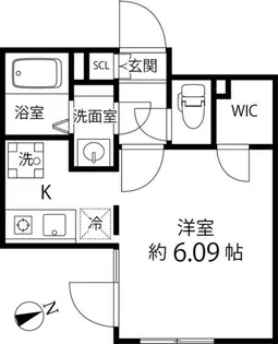 Branche神楽坂【3階】の間取り