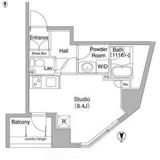 コンフォリア銀座EAST【5階】の間取り