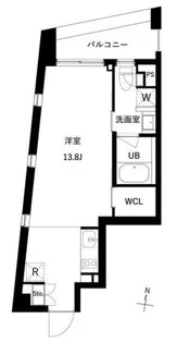 1Rの間取り画像