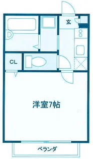 神奈川県川崎市川崎区渡田山王町【アパート】の間取り
