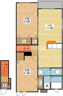 ル・ボン【2階】の間取り
