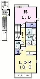 ポラリスIIIB【2階】の間取り