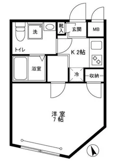 ルナビル【4階】の間取り