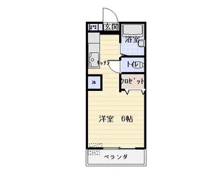 T-IIIハイツ【2階】の間取り