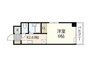 西岡ビル【3階】の間取り