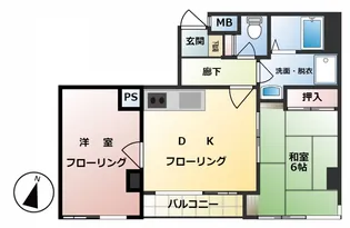 ウィスティリア馬込【2階】の間取り