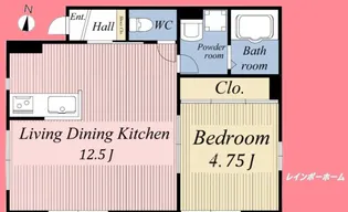 東京都葛飾区東新小岩3【アパート】の間取り