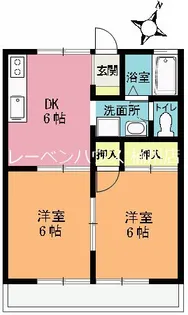 クリーンハイツ【1階】の間取り