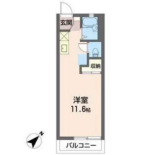 シャルマン山室【2階】の間取り