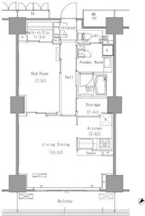 東京都江東区豊洲1【マンション】の間取り