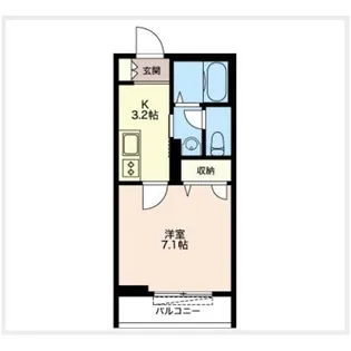 アッパーノース【2階】の間取り