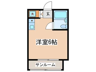 ハイランドハイツ2号棟【2階】の間取り