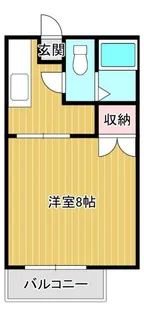 1Kの間取り画像