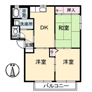 シャーメゾン ラヴィ F棟【1階】の間取り