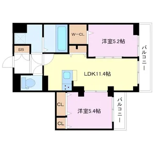 くらやしき【2階】の間取り