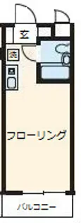 ティーシーアールイー新百合ヶ丘【3階】の間取り