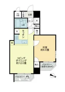 東京都文京区千駄木3【マンション】の間取り