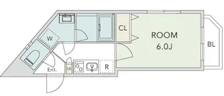 パークヒル本世田谷【2階】の間取り