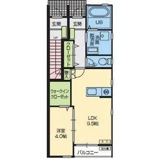 ヴェルニーナ【1階】の間取り