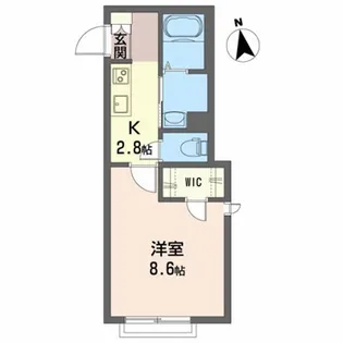 ShaMaison Esperance【2階】の間取り