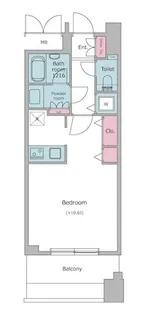東京都港区西麻布4【マンション】の間取り