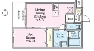 東京都北区志茂1【マンション】の間取り