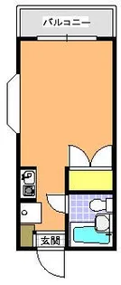 ヒルトップ日吉【4階】の間取り