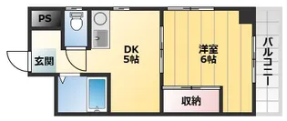 アイワステーションビルVI号館【3階】の間取り