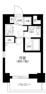 エクセリア芝大門【4階】の間取り