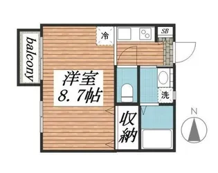 Aレガート千葉椿森 A棟【2階】の間取り