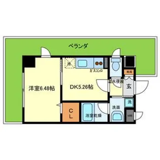 大阪府堺市北区東浅香山町1【マンション】の間取り