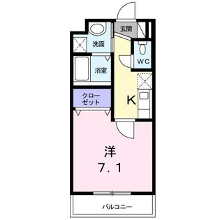 ベジータ【1階】の間取り