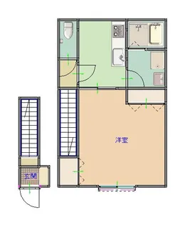 リバーサイド【2階】の間取り