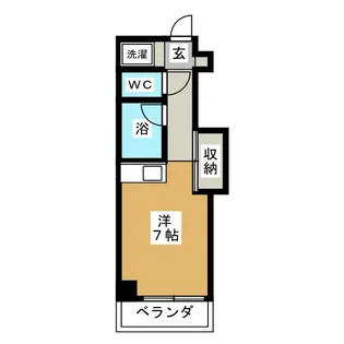 ホワイエ・ドゥ・ラメール【1階】の間取り