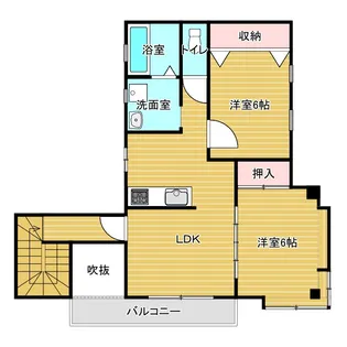 ネオカスティールTの間取り