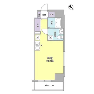 スタイリオ中延【5階】の間取り