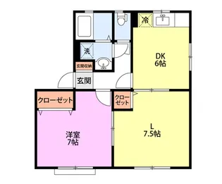 グランソシエ【2階】の間取り