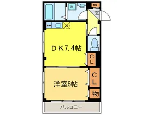 Crest Island 722【3階】の間取り