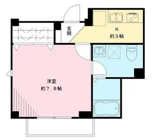 Vieuno UMEMOTO ビューノウメモト【1階】の間取り