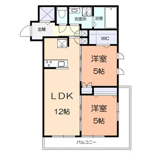 ヴィルシャルマンII【2階】の間取り